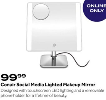 Bed Bath & Beyond Conair Social Media Lighted Makeup Mirror offer