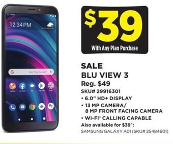 Dollar General Simple Mobile BLU View 3 offer