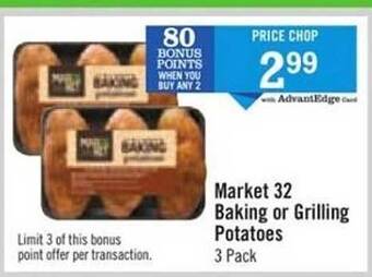 Price Chopper Market 32 Baking Or Grilling Potatoes offer