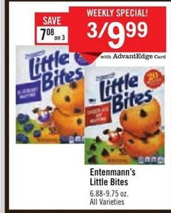 Price Chopper Entenmann's Little Bites offer