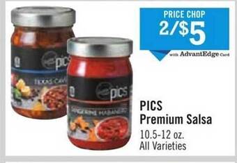 Price Chopper Pics Premium Salsa offer