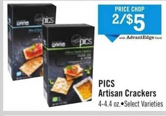 Price Chopper Pics Artisan Crackers offer