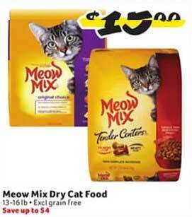 Winn Dixie Meow Mix Dry Cat Food offer