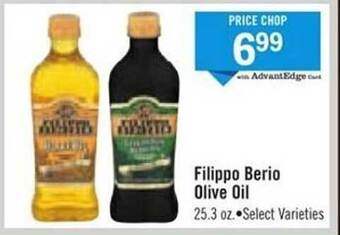 Price Chopper Filippo Berio Olive Oil offer