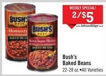 Price Chopper Bush's Baked Beans offer