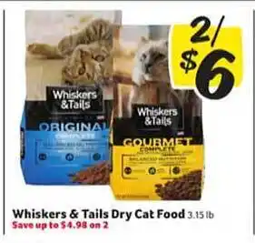 Winn Dixie Whiskers & Tails Dry Cat Food offer