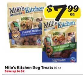 Winn Dixie Milo's Kitchen Dog Treats offer