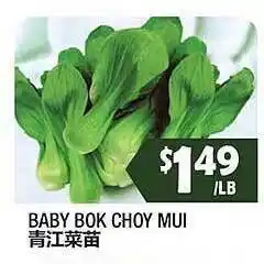Baby Bok Choy Mui