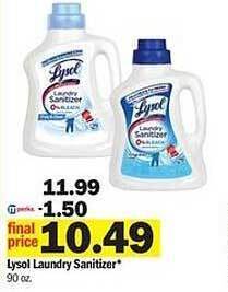 Meijer Lysol Laundry Sanitizer offer