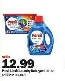 Meijer Persil Liquid Laundry Detergent Or Discs offer