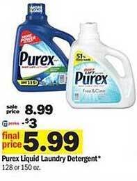 Meijer Purex Liquid Laundry Detergent offer