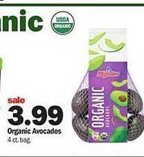 Meijer Organic Avocados offer