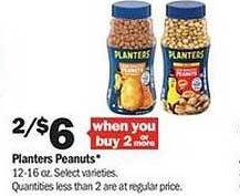 Meijer Planters Peanuts offer