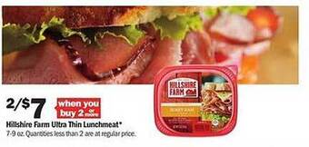 Meijer Hillshire Farm Ultra Thin Lunchmeat offer