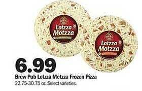 Meijer Brew Pub Lotzza Motzza Frozen Pizza offer