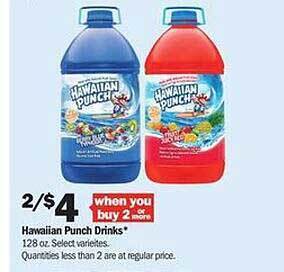 Meijer Hawaiian Punch Drinks offer