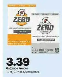 Meijer Gatorade Powder offer