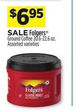 Dollar General Folgers Ground Coffee offer