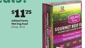 Family Dollar Ashland Farms Wet Dog Food offer