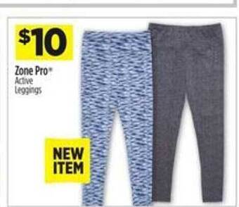 Dollar General Zone Pro Active Leggings offer