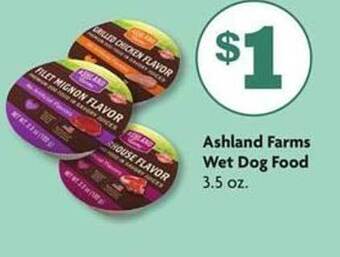 Family Dollar Ashland Farms Wet Dog Food offer