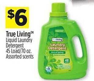 Dollar General True Living Liquid Laundry Detergent offer