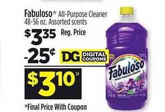Dollar General Fabuloso All-purpose Cleaner Assorted Scents offer