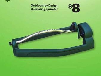 Family Dollar Outdoors By Design Oscillating Sprinkler offer