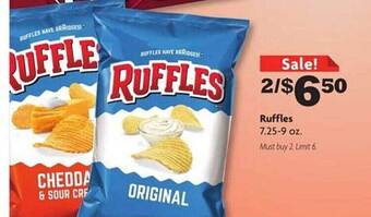 Family Dollar Ruffles offer