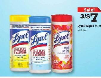 Family Dollar Lysol Wipes offer