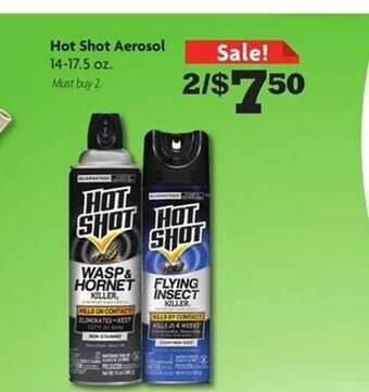 Family Dollar Hot Shot Aerosol offer