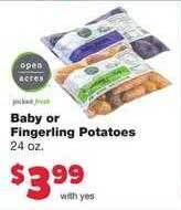 Family Fare Baby Or Fingerling Potatoes offer