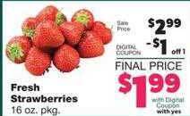 Family Fare Fresh Strawberries offer