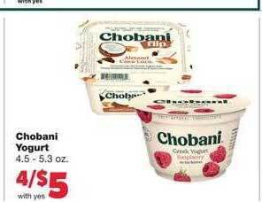 Family Fare Chobani Yogurt offer