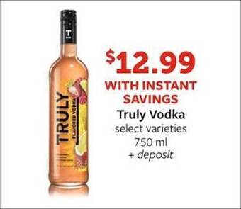 Fareway Truly Vodka offer