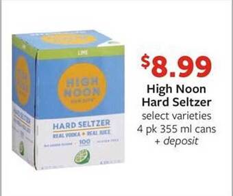 Fareway High Noon Hard Seltzer offer