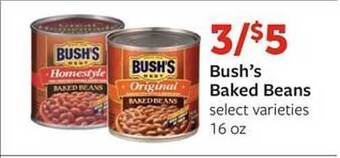 Fareway Bush's Baked Beans offer