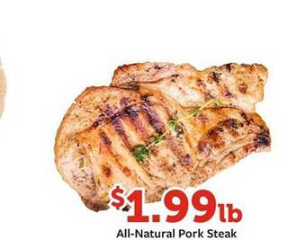 Fareway All-natural Pork Steak offer
