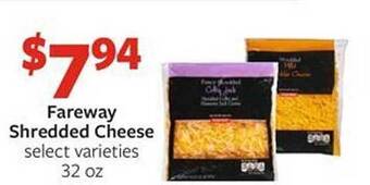 Fareway Fareway Shredded Cheese offer