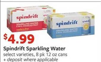Fareway Spindrift Sparkling Water offer