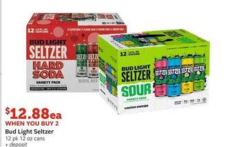 Fareway Bud Light Seltzer offer