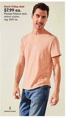 JC Penney Mutual Weave Tees Select Styles offer