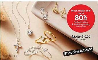 JC Penney Fashion Silver & Fashion Jewelry Select Styles offer