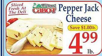 Market Basket Pepper Jack Cheese offer