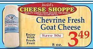 Market Basket Chevrine Fresh Goat Cheese offer
