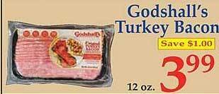 Market Basket Godshall's Turkey Bacon offer