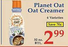 Market Basket Planet Oat Oat Creamer offer