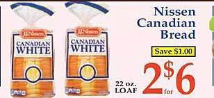 Market Basket Nissen Canadian Bread offer
