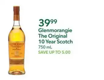 Publix Glenmorangie The Original 10 Year Scotch offer