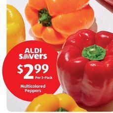 Aldi Multicolored Peppers offer